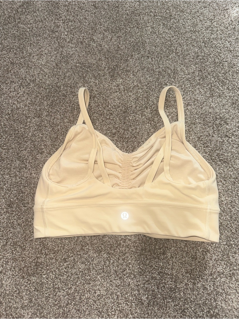 Butter Yellow Lululemon cinched Bra/Top - Picture 2 of 3